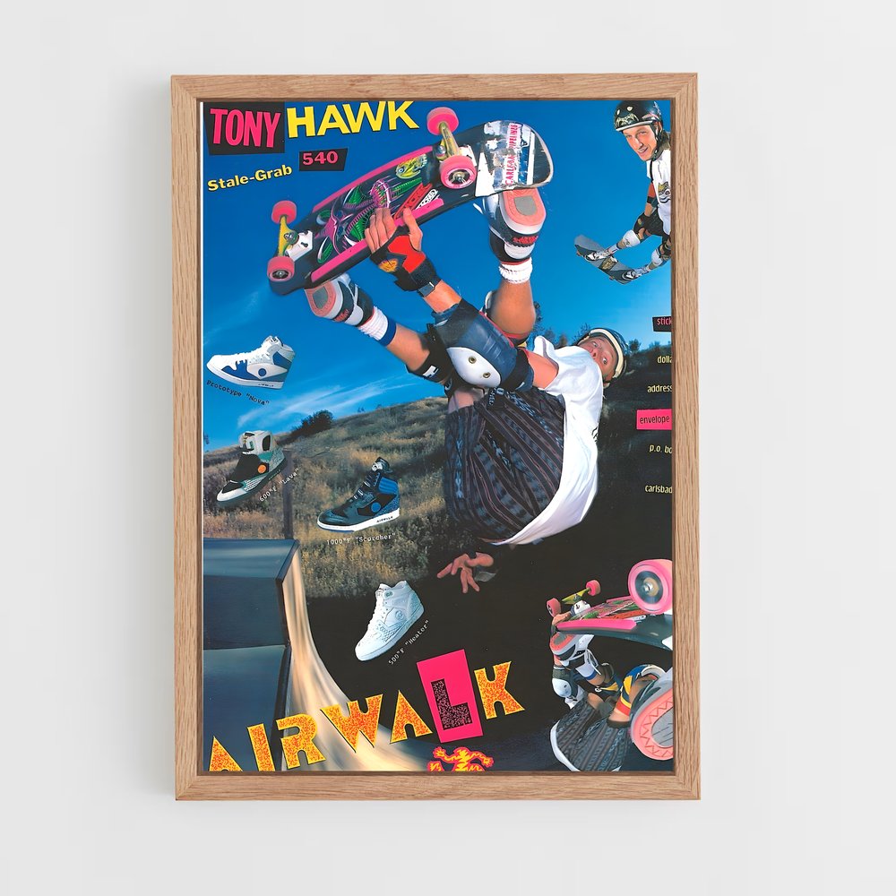 Poster Tony Hawk: The Legend in Action – affiche Skateboard (vue 4)